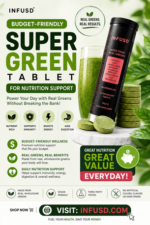 London, Health & Beauty Items, GBP 40,  Budget-Friendly Super Green Tablet For Nutrition Support