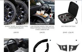 London, Auto Parts, Tesla Wheel Covers And Mats