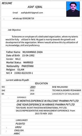 Riyadh, Job Seekers, Need Of Job