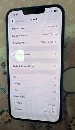 Riyadh, Mobile Phones, SAR 1650,  📱 Apple IPhone 13 (512GB) &ndash; Light Blue 🔥