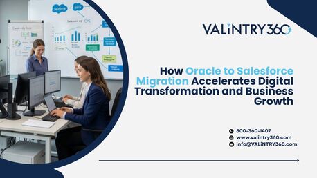 New York, Software Development, How Oracle To Salesforce Migration Accelerates Digital Transformation And Business Growth