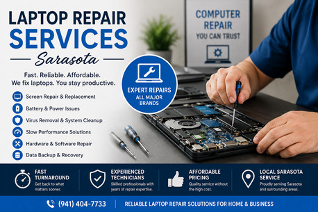 New York, Computer, Laptop Repair Services In Sarasota