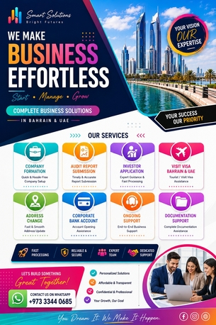 Manama, Business, Building Businesses. Creating Opportunities. BAHRAIN
