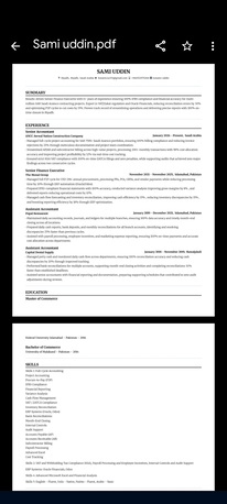 Riyadh, Job Seekers, SENIOR ACCOUNTANT | M.COM | 6+ YEARS OF EXPERIENCE | FINANCIAL REPORTING | VAT COMPLIANCE