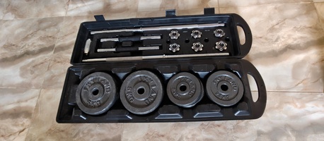 Al Qirawan, Health & Beauty Items, SAR 300,  Home Gym Set For Sale (Excellent Condition)