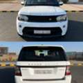 SAR 45000,  Range Rover Sport Supercharged,  2012,  Automatic,  156700 KM,    V8 5.0L (510 HP) In Fuji White With Brown Leather Inte