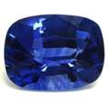USD 2543,  Blue Sapphire Gemstone Luxury Intense Blue Cushion Sapphire