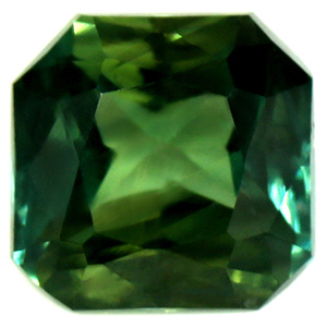 New York, Jewelry, USD 1338,  Wholesale Sapphire Untreated 1.03 Carat Asscher Cut Green Sapphire
