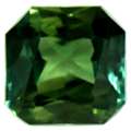 USD 1338,  Wholesale Sapphire Untreated 1.03 Carat Asscher Cut Green Sapphire