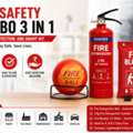 Fire Safety Combo 3 In 1 &ndash; One Kit. Complete Protection.