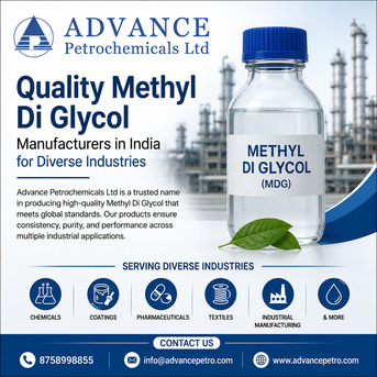 Ahmedabad, Business, Quality Methyl Di Glycol Manufacturers In India For Diverse Industries