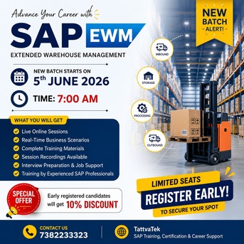 Hyderabad, Education, Sap Ewm Training In Hyderabad | Batch Start From June 5 At 7 AM