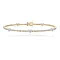 USD 5665,  Elegant Heart Tennis Bracelets | Alev Jewelry