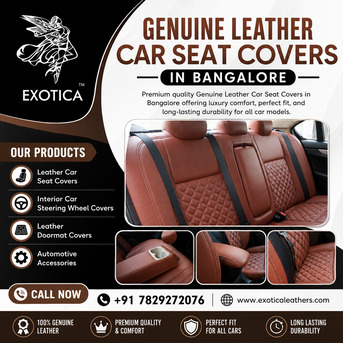 Bangalore, Automotive, Genuine Leather Car Seat Covers In Bangalore