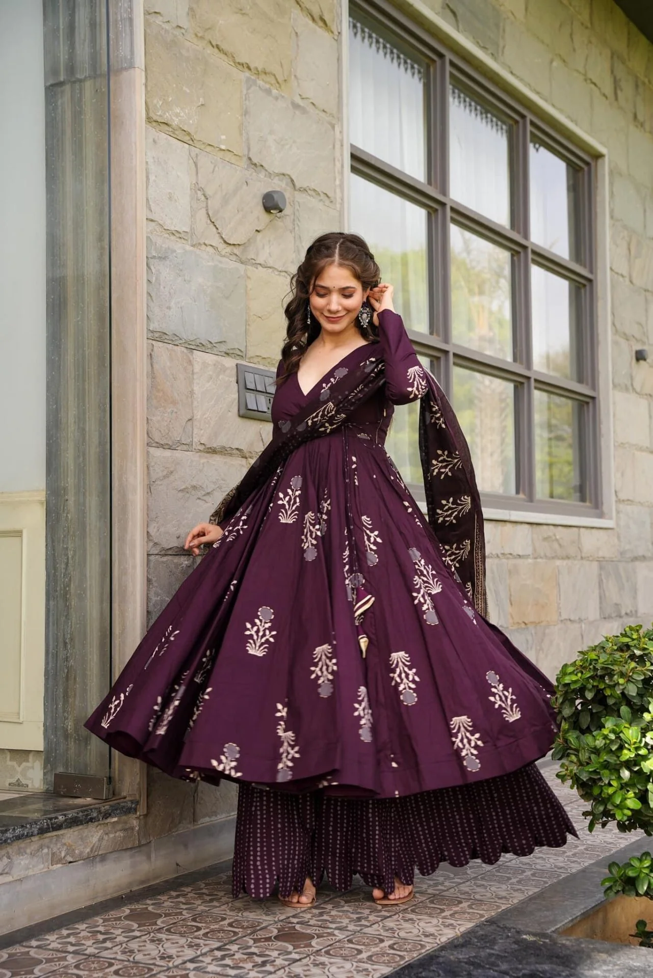 Jaipur, Clothing & Accessories, INR 3500,  Buy Amy Cotton Angrakha Set Online