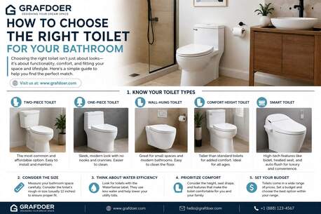New Delhi, Household, Choose The Right Toilet For Your Bathroom With Grafdoer