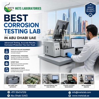 Abu Dhabi, Business, Reliable Best Corrosion Testing Lab In Abu Dhabi UAE For Coating And Metal Testing