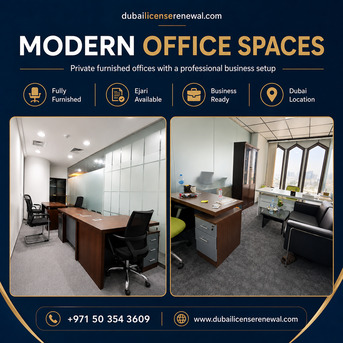Deira, Offices, AED 15500,  Furnished Office Space In Dubai For Rent With Ejari