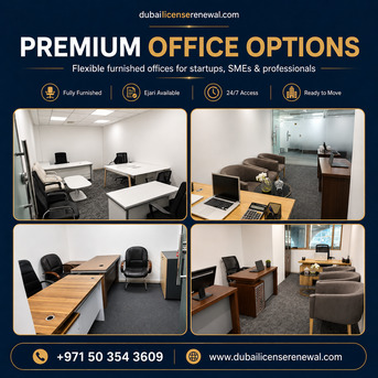 Deira, Offices, AED 15500,  Furnished Office Space In Dubai For Rent With Ejari
