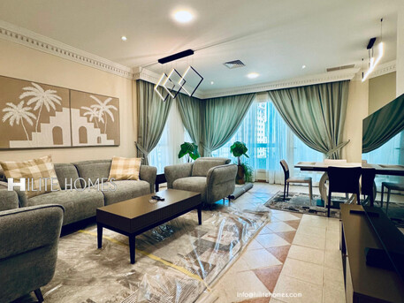 Salmiya, Apartments, Flats, Houses & Villas, KWD 500/month,  Furnished,  1 BR,  Beautiful One Bedroom Apartment For Rent In Salmiya