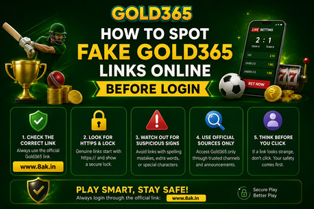 Pune, Business, How To Spot Fake Gold365 Links Online Before Login