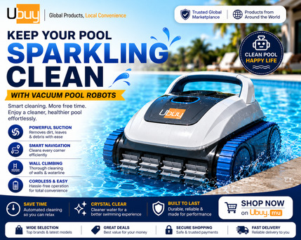 Port Louis, Machinery, MUR 50,  Upgrade Your Pool Cleaning Routine With Robotic Cleaners