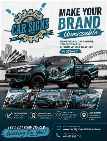 Sydney, Business, Fleet Vehicle Signs Sydney