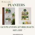 INR 3499,  Planters &ndash; Stylish Green D&eacute;cor By Vibecrafts