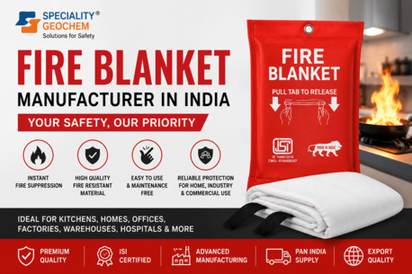 Mumbai, Industrial Machinery, Fire Blanket Manufacturer In India | Reliable Fire Safety Solution For Homes & Industries