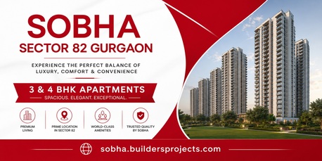 Gurgaon, Real Estate For Sale, 2 BR,  The Address Of Distinction In Sobha Sector 82 Gurugram