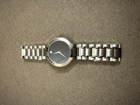 Jubail, Watches, SAR 1500,  Movado Classic Musuem 40mm Stainless Steel Watch Barely Used Like New