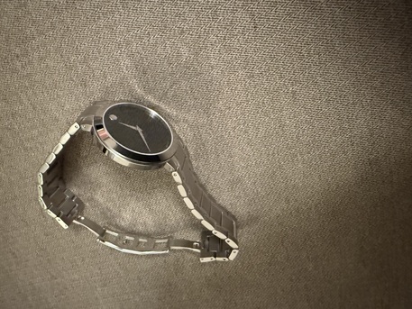 Jubail, Watches, SAR 1500,  Movado Classic Musuem 40mm Stainless Steel Watch Barely Used Like New