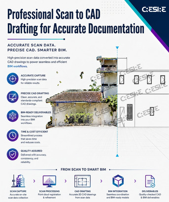 Miami, Construction, Professional San To CAD Drafting For Accurate Documentation