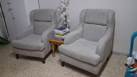 Hara, Furniture, SAR 50,  2 Sofas Grey Colour