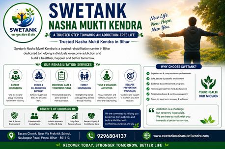 Mumbai, Health, Trusted Nasha Mukti Kendra In Bihar | Swetank Care