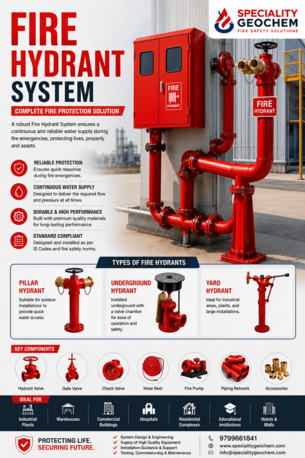 Mumbai, Industrial Machinery, Fire Hydrant System Manufacturer In India | Complete Fire Protection Solutions
