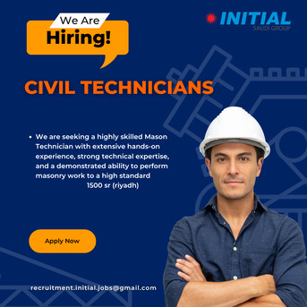 Riyadh, Jobs, Civil Technicians