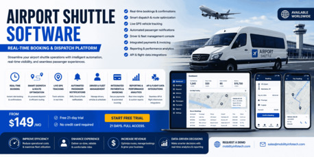 Toronto, Software, CAD 60000,  Airport Shuttle Software - Real-Time Booking & Dispatch Platform