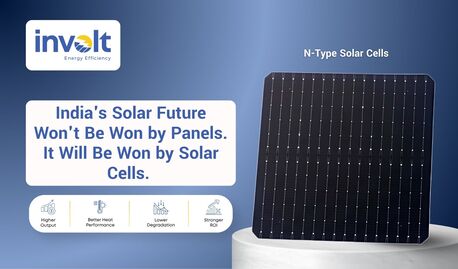 Ahmedabad, Heavy Equipment, Involt Energy Pvt. Ltd. &ndash; N-Type TOPCon Solar Cell Manufacturer & Supplier In India