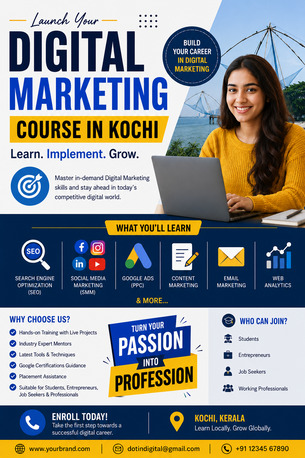 Cochin, Education, Digital Marketing Course In Kochi: Build In-Demand Skills For A Successful Career