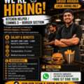 Kitchen Helper- 1400/1500 Salary