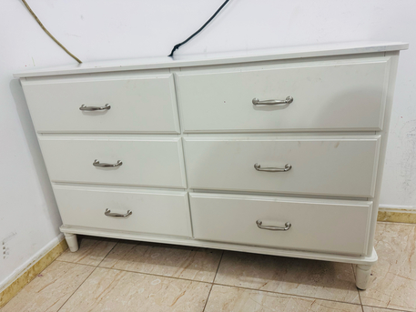 Al Rakah Al Shamaliyah, Furniture, SAR 750,  Drawers With 6 Drawers, White For Sale Ikea