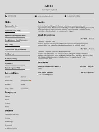 Naseem, Job Seekers, Job Seeker