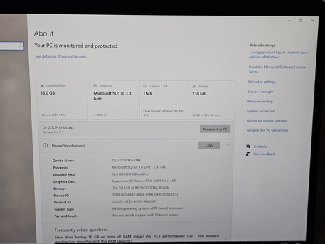 Dammam, Mobile Phones, SAR 1500,  Microsoft Surface Pro X