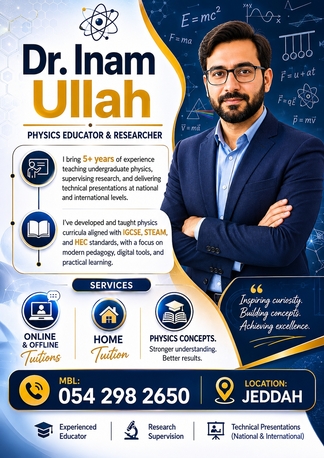 Jeddah, Lessons Offered, Physics Tuition (IGCSE & O_LEVEL)