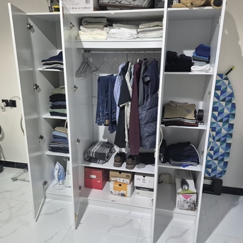 Riyadh, Furniture, SAR 800,  Clothes Cabinet And Sofa Bed