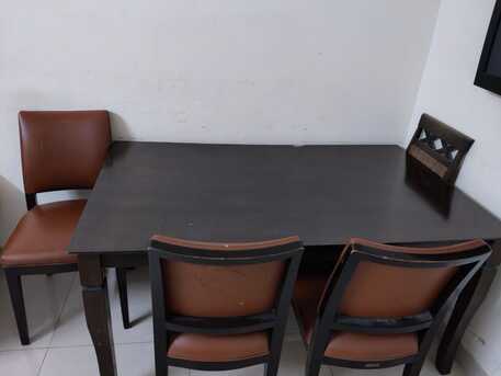 Al Malaz, Household Items, SAR 340,  Dining Table And Sofa Set For Sale