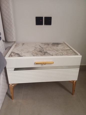 Riyadh, Furniture, SAR 8000,  King Size Bed Set With Mattress + 5-Door Wardrobe | Excellent Condition