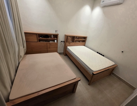 Riyadh, Furniture, SAR 2100,  2 Twin Beds With Mattresses | Like New Condition | Warranty Till June 2027