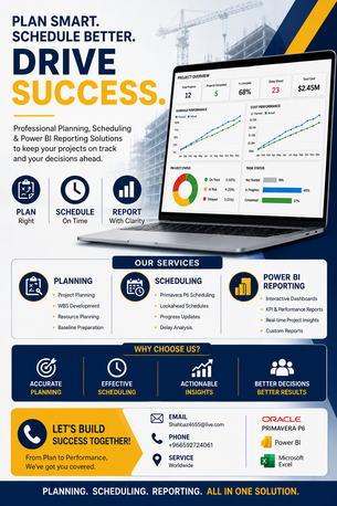 Jeddah, Construction, 🚀 PLANNING &bull; SCHEDULING &bull; POWER BI REPORTING